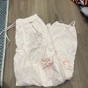 Zara Blush Pink Elastic Waist Pants